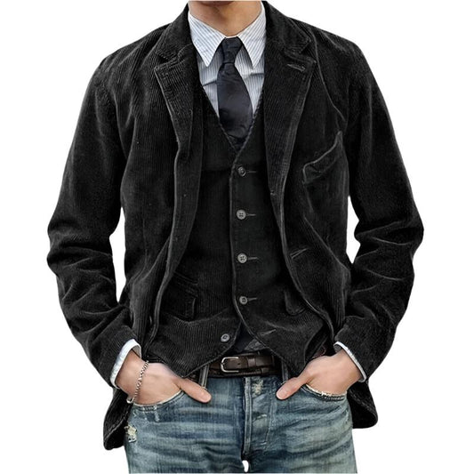Retro Blazer und Corduroy-Weste - Echte Vintage-Style!