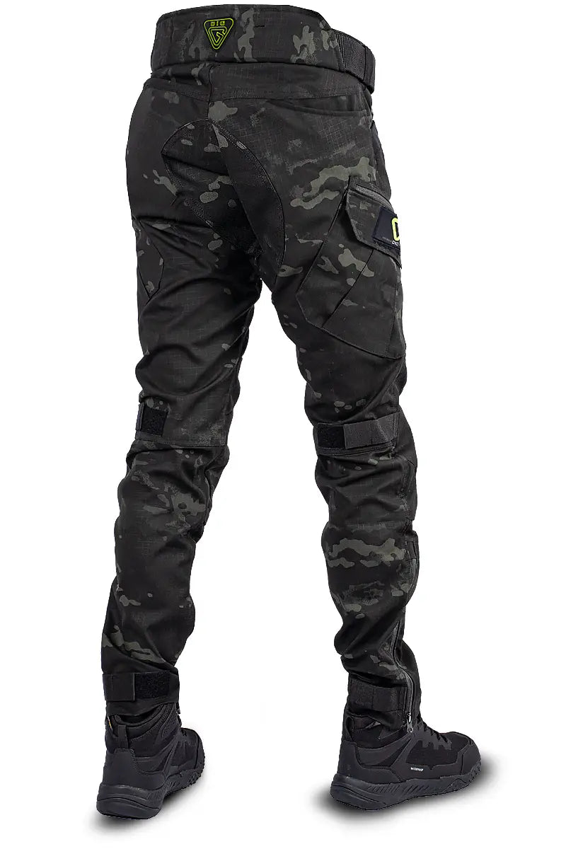 Pantaloni Tattici Kinetic Multicam – Nero