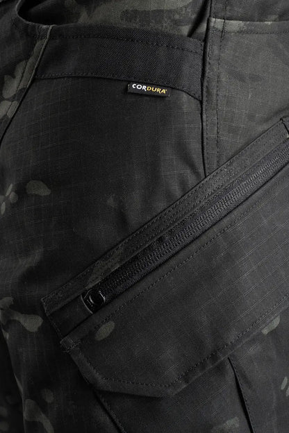 Pantaloni Tattici Kinetic Multicam – Nero