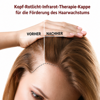 Rotlicht-Therapiekappe für gesunde Haarbehandlung
