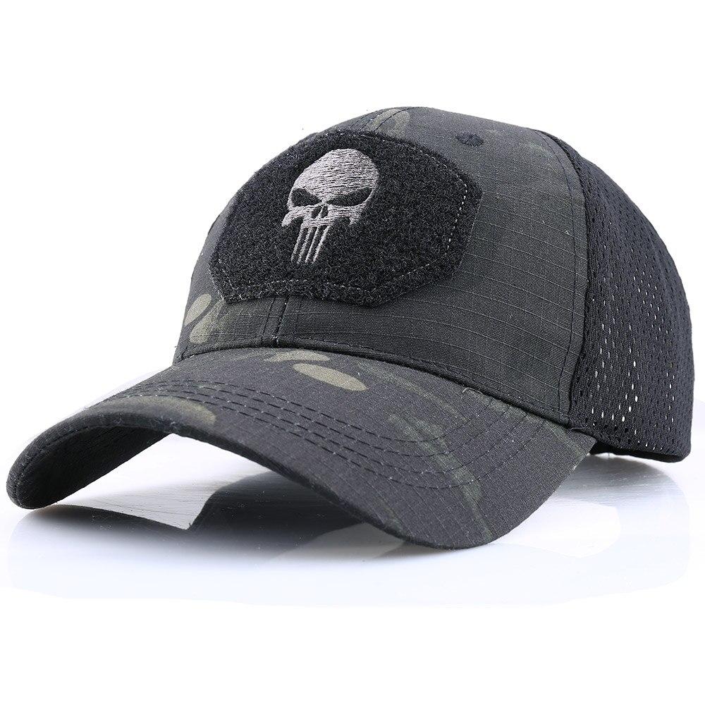 Taktische Camouflage Skull Kappe & Sonnenbrillen Combo