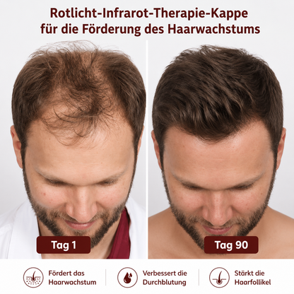 Rotlicht-Therapiekappe für gesunde Haarbehandlung