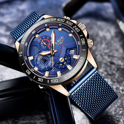 Herren Gold Quarz Uhr – Ein richtiges Zeitmesser!