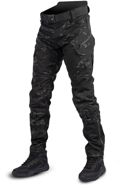 Pantaloni Tattici Kinetic Multicam – Nero
