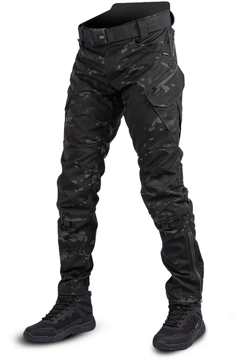 Pantaloni Tattici Kinetic Multicam – Nero