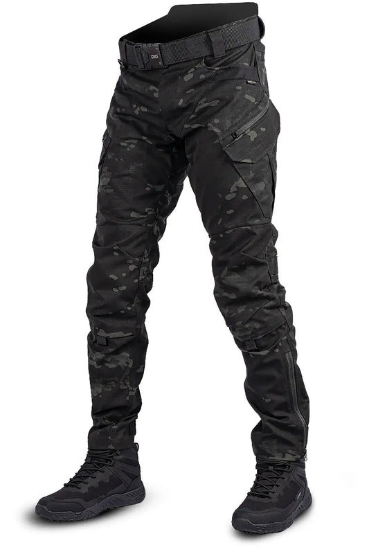 Pantaloni Tattici Kinetic Multicam – Nero