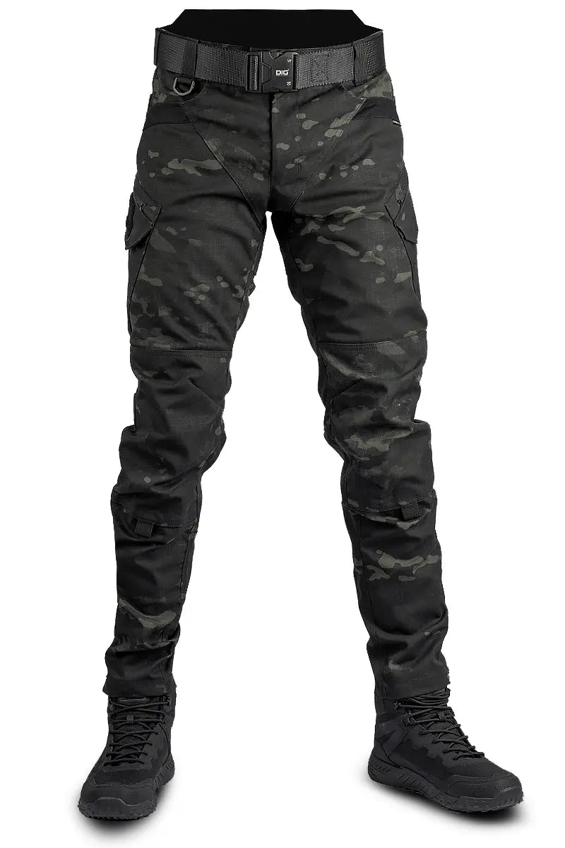 Pantaloni Tattici Kinetic Multicam – Nero